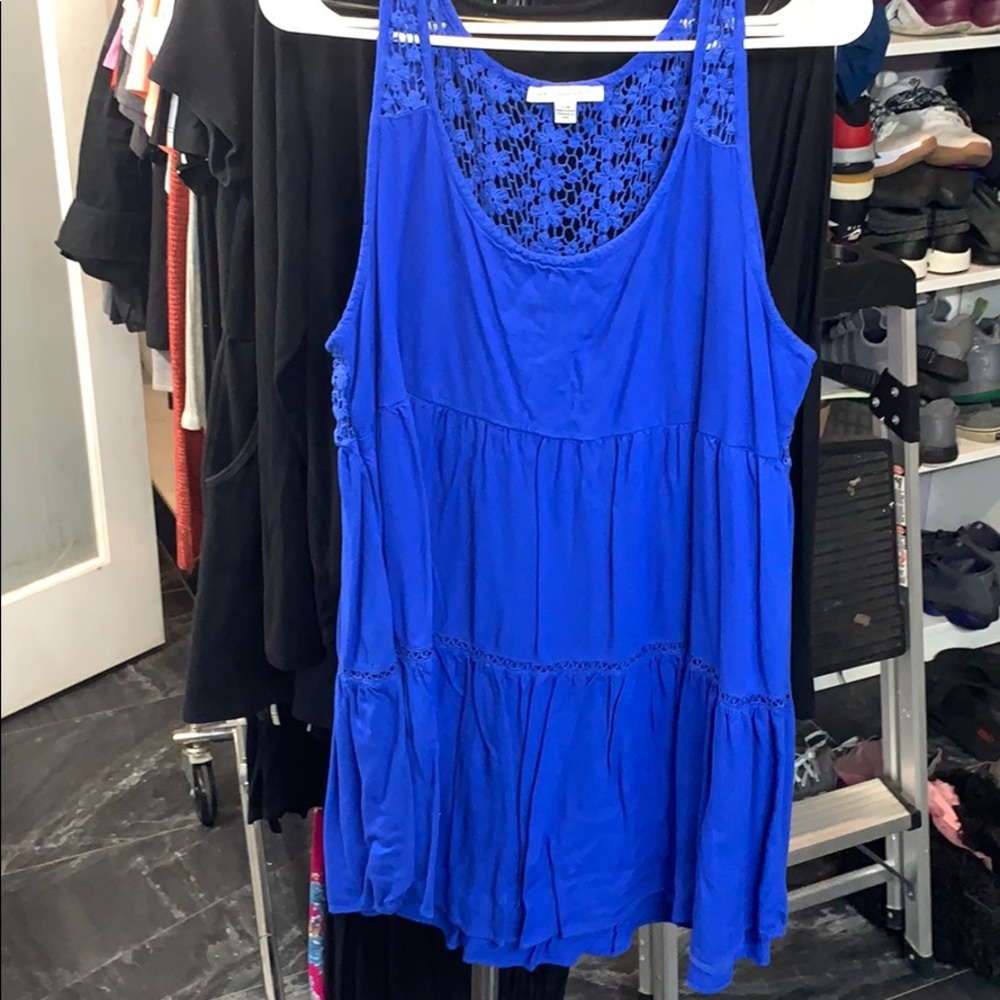 Blue dress